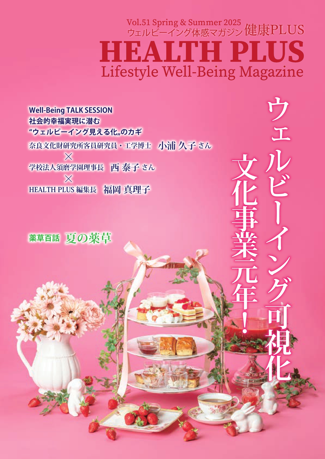 Featured image for “『ヘルスプラス(HEALTH PLUS)』№51 春夏号発行のお知らせ”